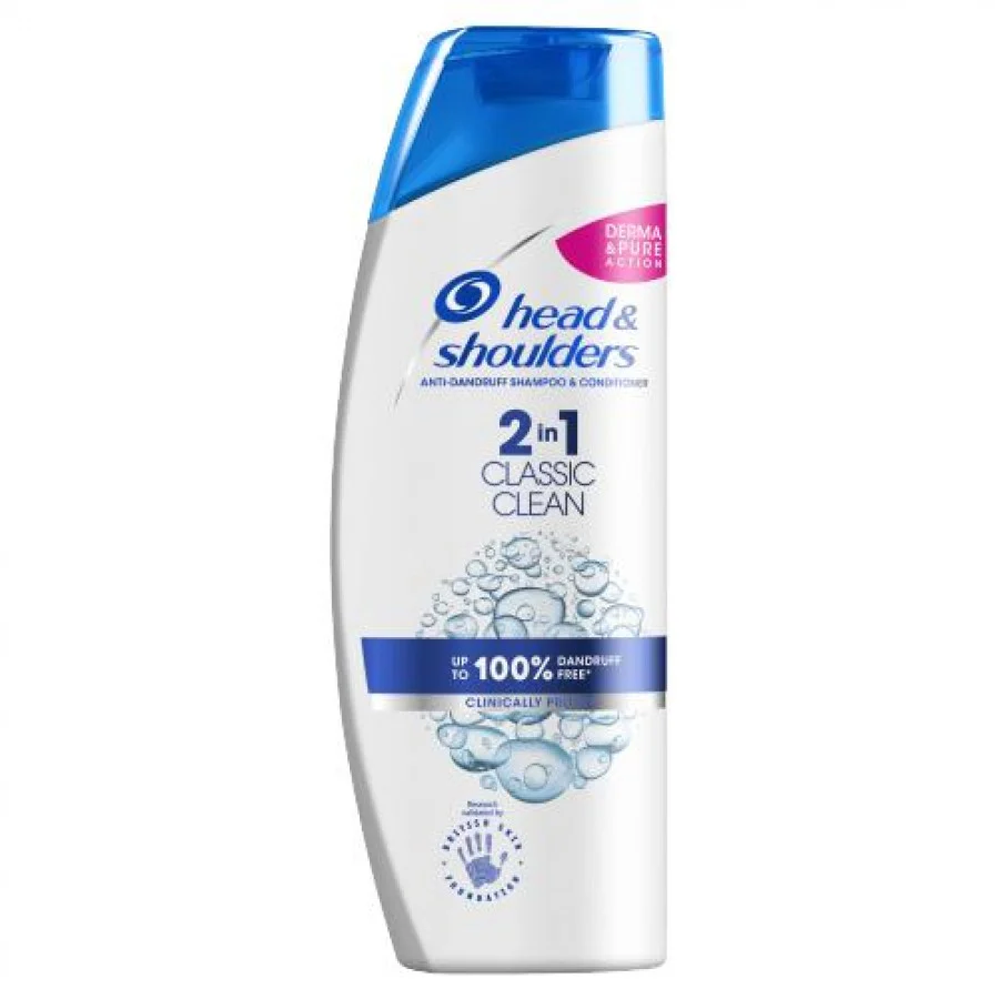 2in1 Classic Clean Anti-Dandruff Shampoo & Conditioner 450ml