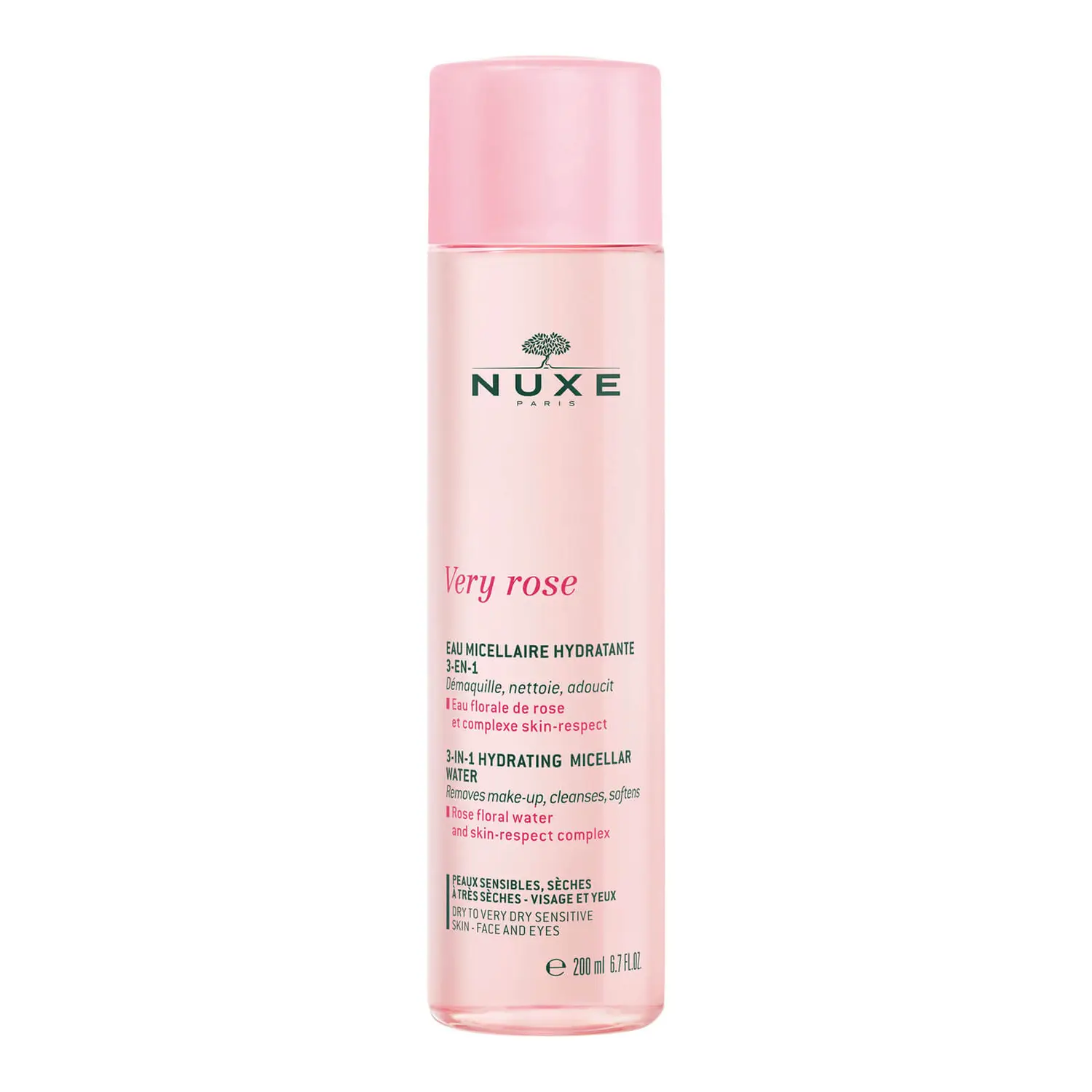3-in-1 Soothing Micellar Water, Very Rose 200ml