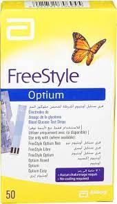 Abbott freestyle Optium Neo Blood Glucose Monitor Test 50 Strips