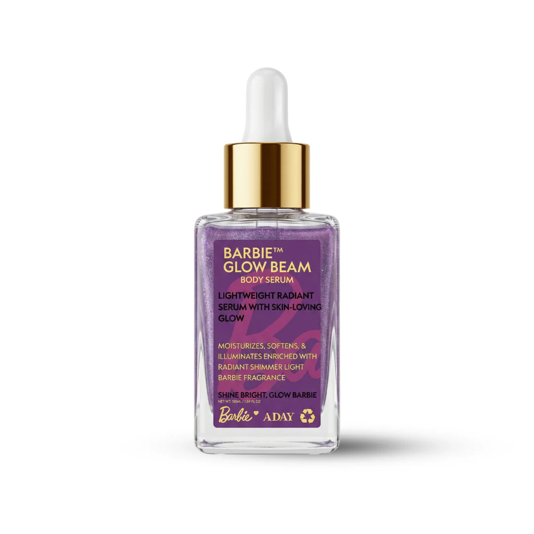 ADAY x Barbie™ Glow Beam Body Serum – Lightweight Radiant Shimmer Serum - Image 4