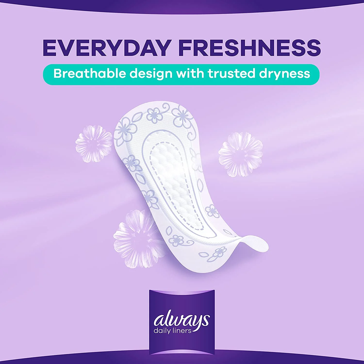 Always Daily Liners Comfort Protect, Normal, 60 Count - Image 2