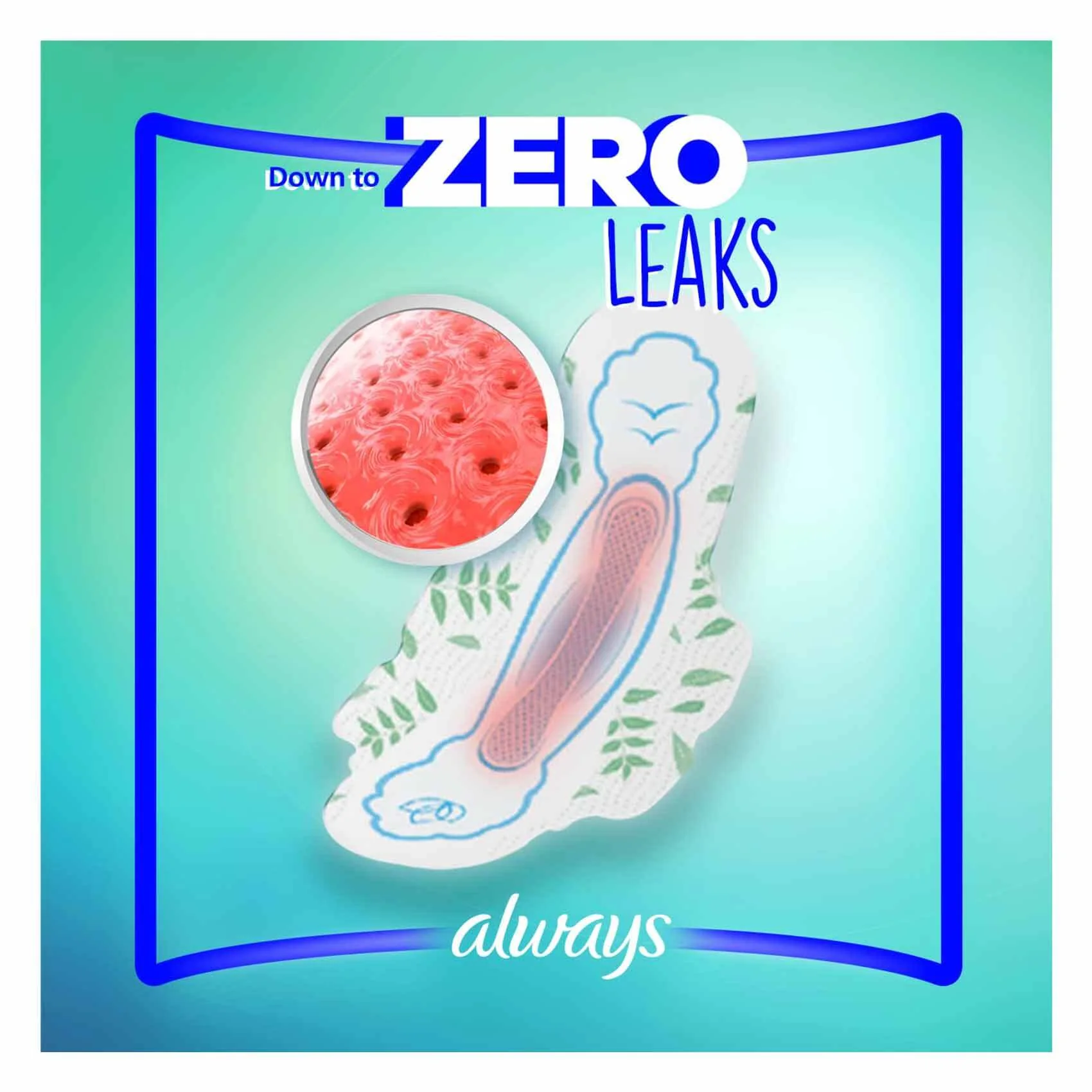 Always Herbal Freshness Ultra Thin Long Sanitary Pads 26 Count - Image 3