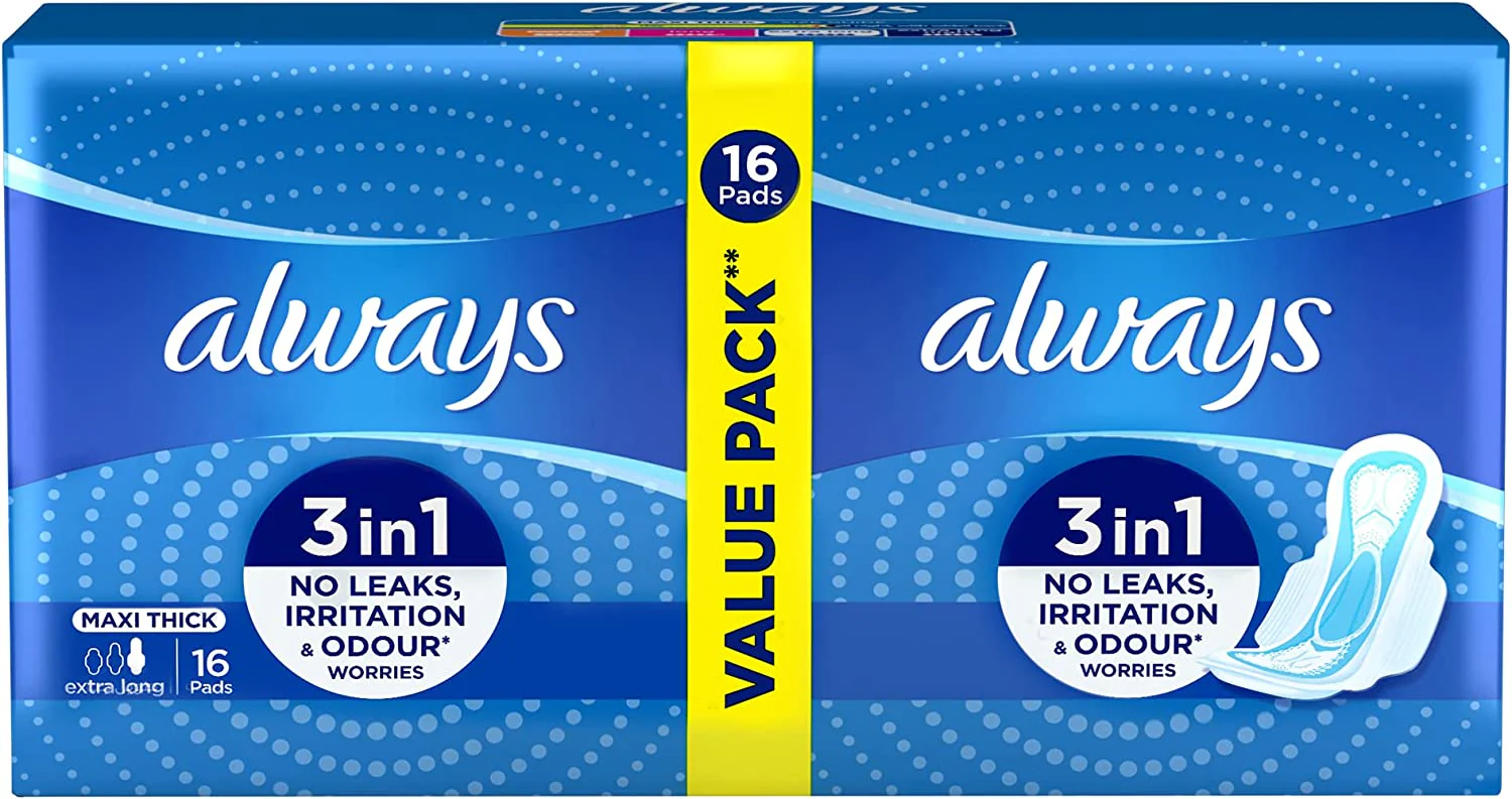 Always Pack of 14 Extra Long Maxi Thick Pad - Image 3