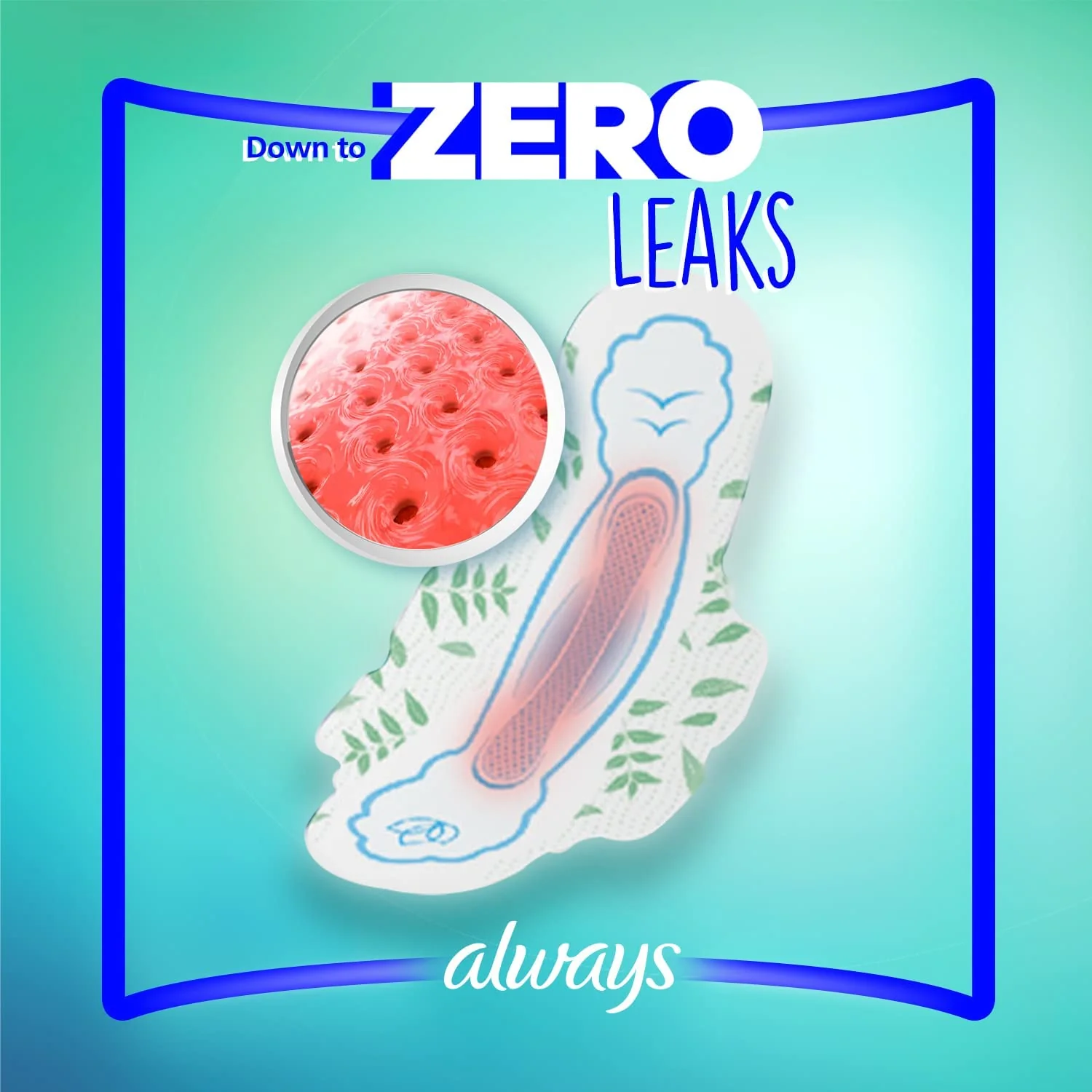 Always Ultra 3in1 Herbal Freshness, Ultra Thin Extra Long With Wings x24 - Image 3