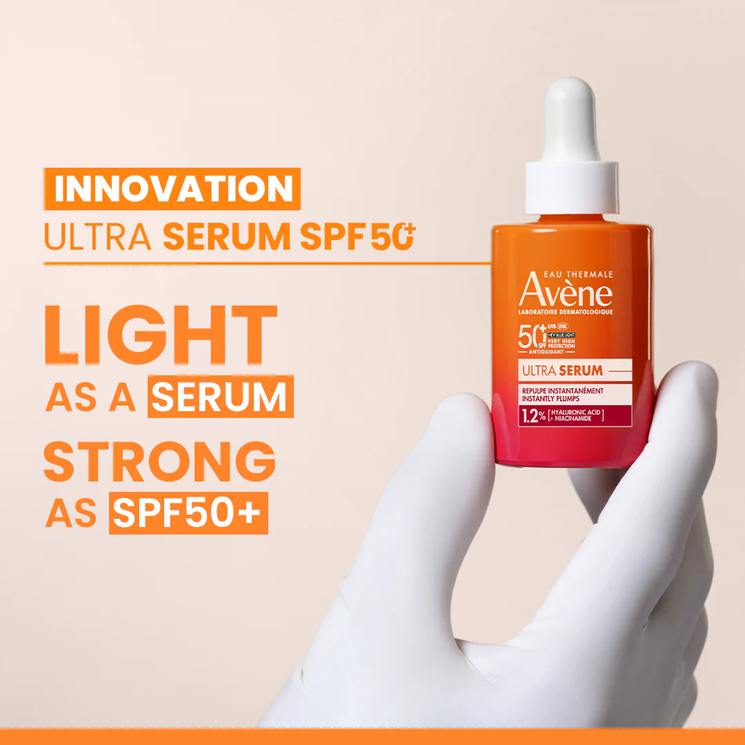 Avène Ultra Serum SPF 50+ Sunscreen | Ultra Light Hydrating Hyaluronic Acid Serum - Image 2