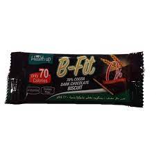 B-Fit 70% Cocoa Dark Chocolate Biscuits 17.5g