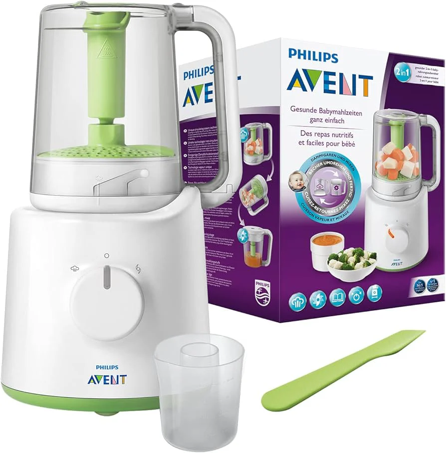 Baby food steamer and blender