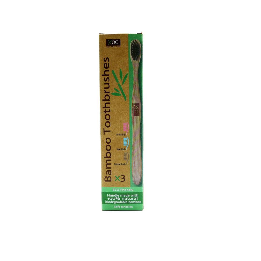 Bamboo Eko Soft Toothbrushes 3Kpl