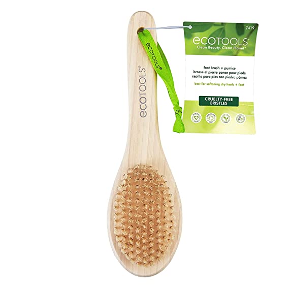 Bath Bamboo Foot Brush & Pumice