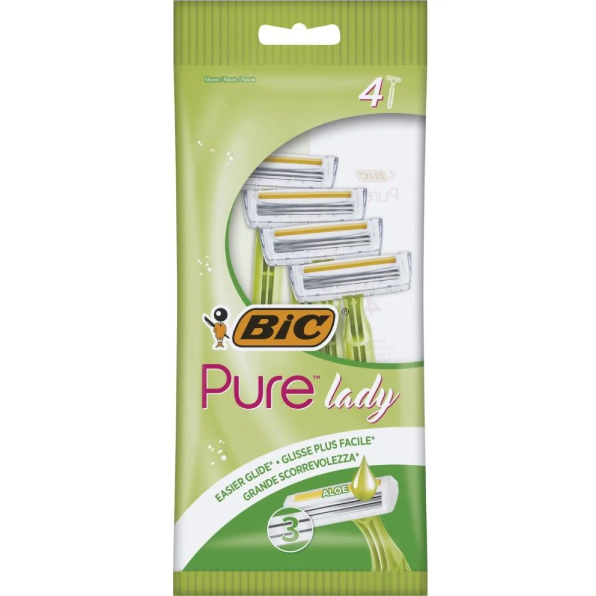 BIC PURE 3 LADY X4 PCS