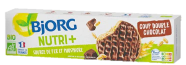 Biscuits Nutri+ Coup double chocolat 200g