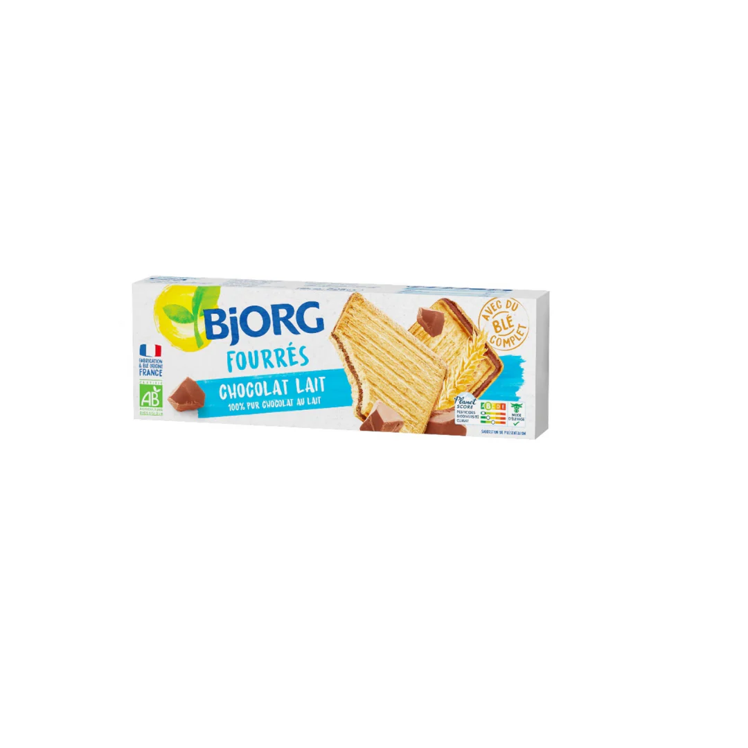 Bjorg Fourrés chocolat au lait 225g