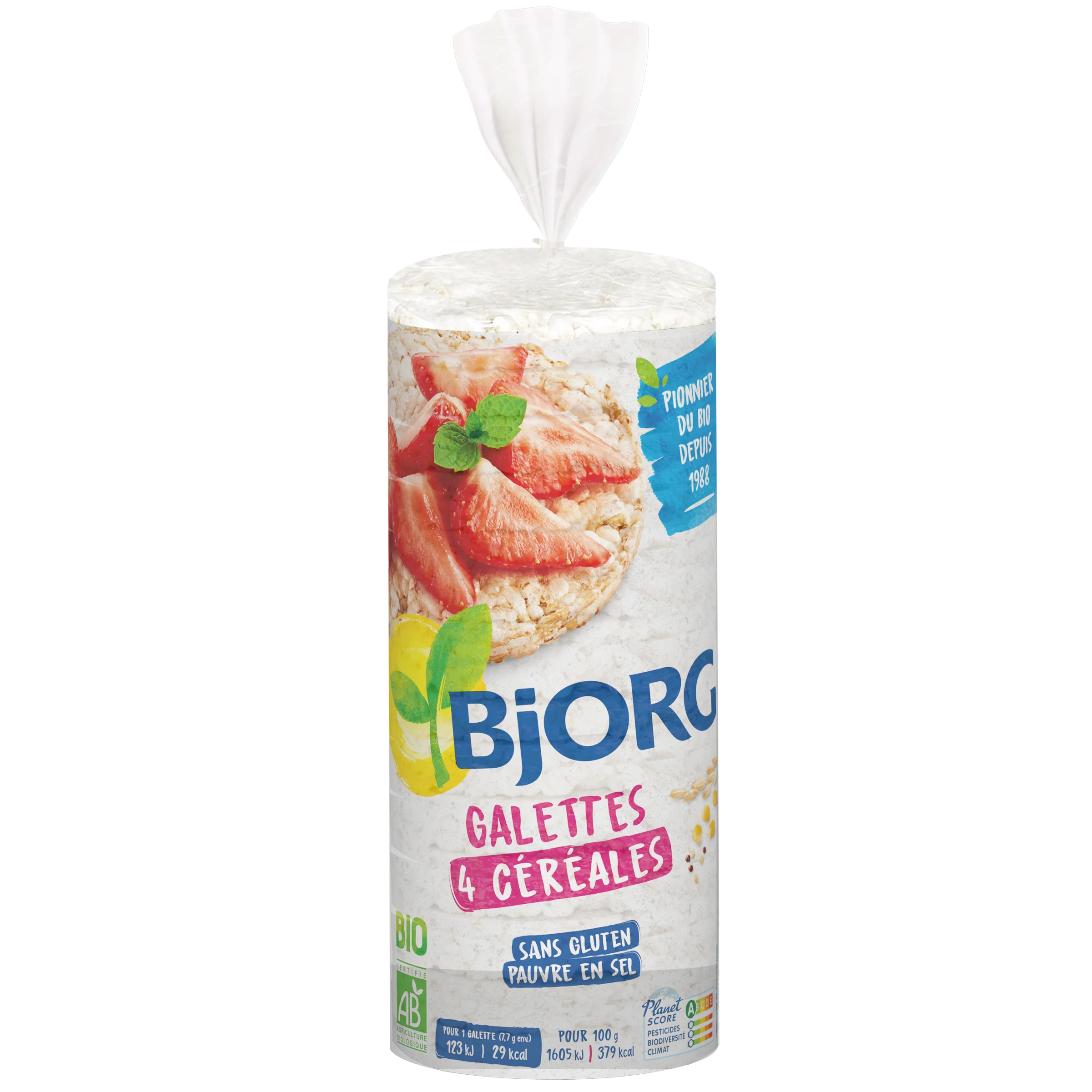 BJORG GALETTE 4 CEREALES 130G