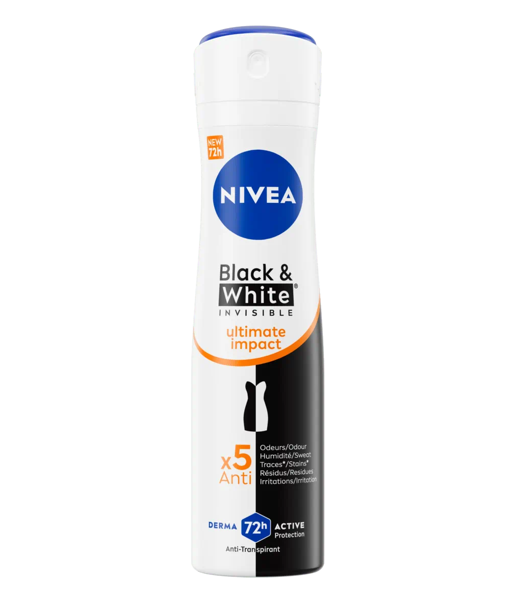 Black & White Invisible Ultimate Impact Anti-Transpirant Spray