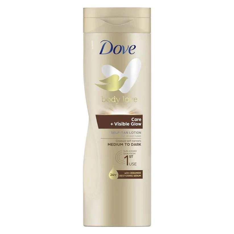 Body Love Body Lotion - Self-Tan Lotion - Care+Visible Glow - 400ml
