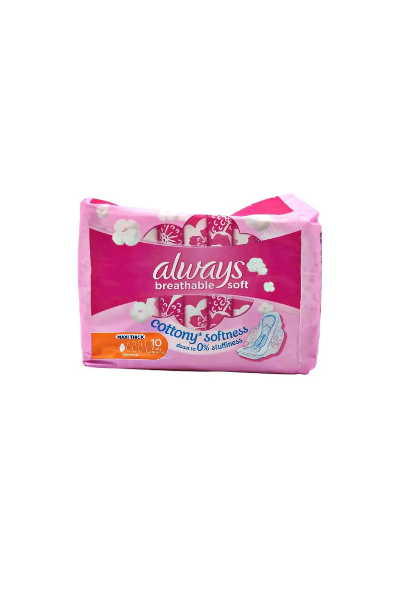 Breathable Soft Maxi Thick Normal 10 pads