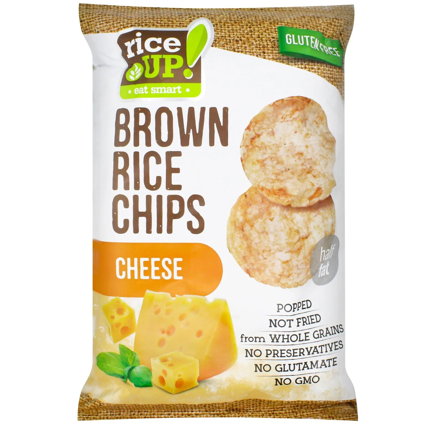 Brown Rice Chips Cheese 60g