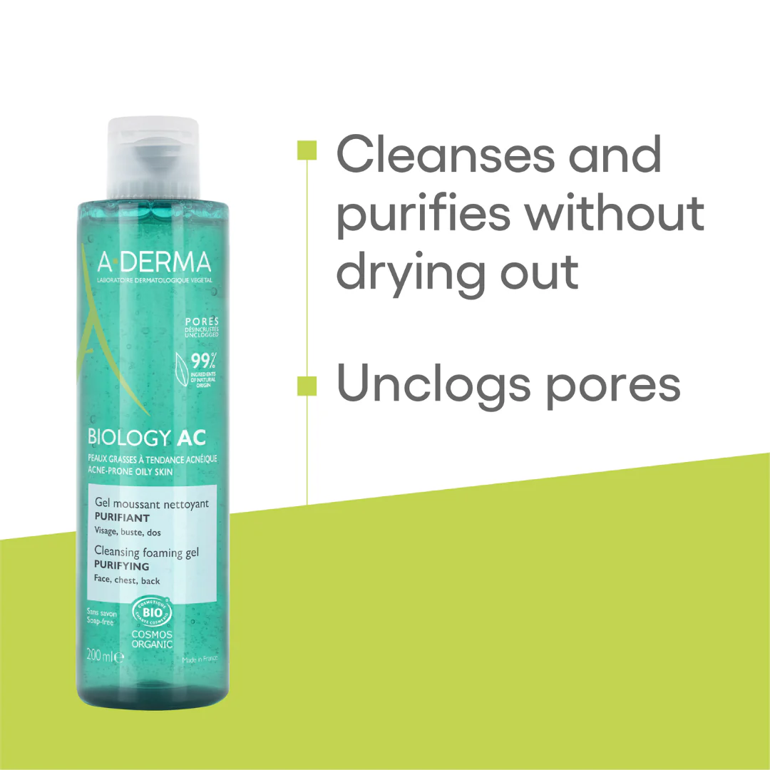 Buy one A-Derma Biology AC Mattifying anti-blemish global treatment and get a FREE 200ml Biology AC Purifying foaming gel - Image 7