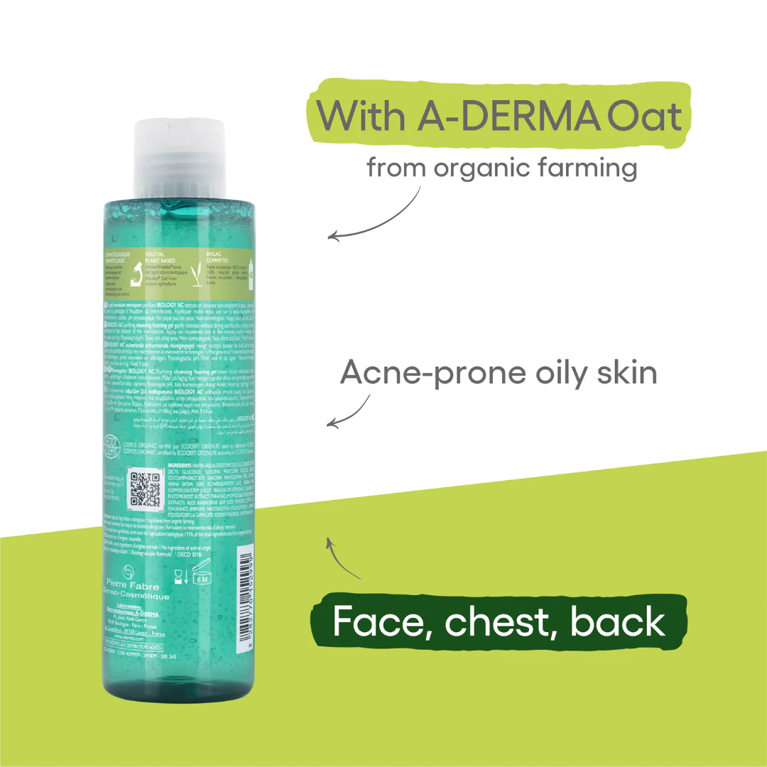 Buy one A-Derma Biology AC Mattifying anti-blemish global treatment and get a FREE 200ml Biology AC Purifying foaming gel - Image 8