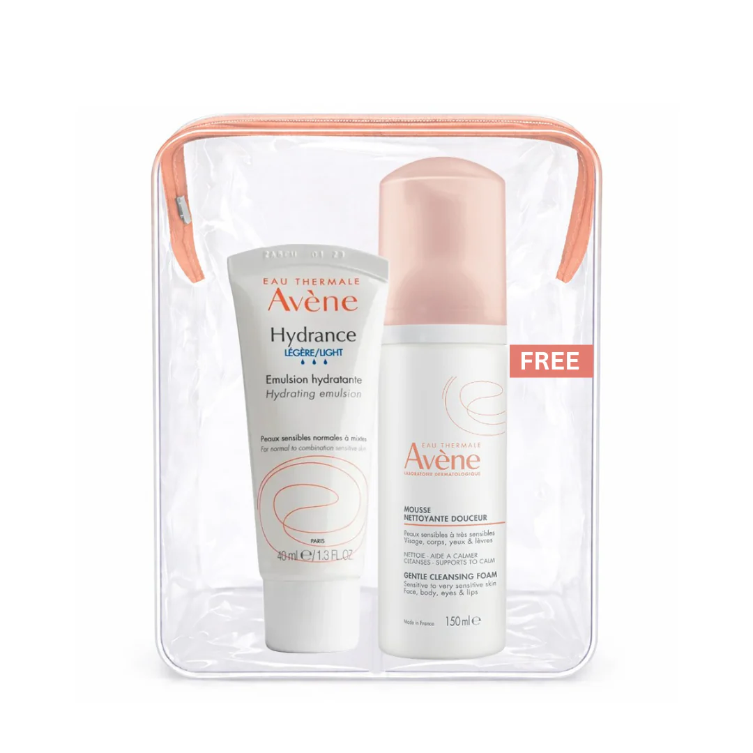 Buy one Avène Hydrating Emulsion Hydrance Light and get a FREE 150ml Avène Cleansing Foam