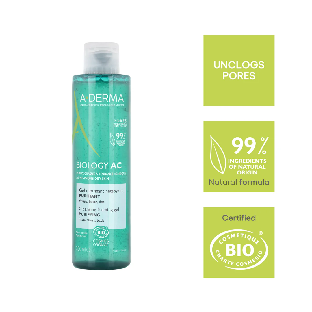 Buy One Get One free A-Derma Biology AC foaming gel 200ml - Image 4