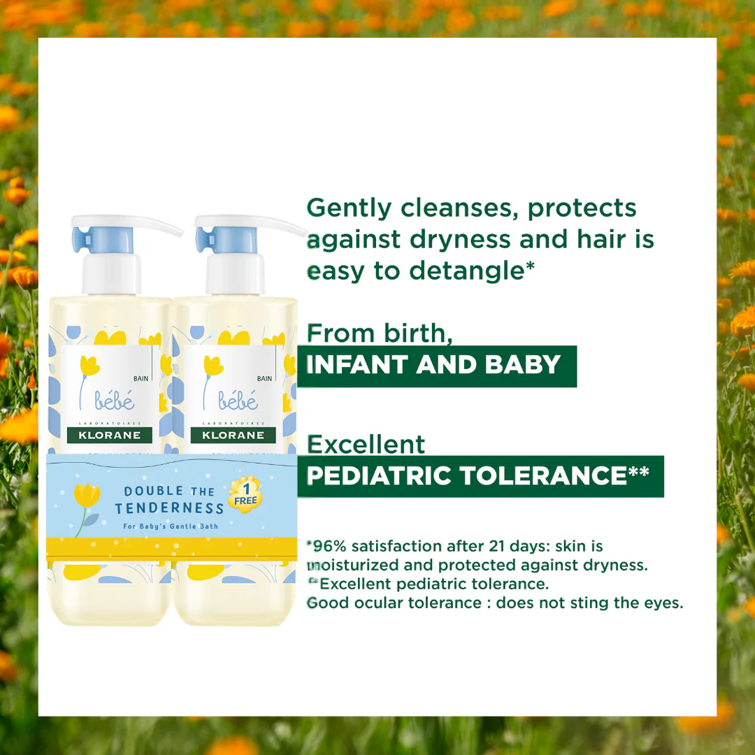Buy One Get One Klorane Baby Gentle Foaming Gel 500ml - Image 2
