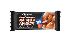 Castania Almond + Coconut & Dried Apricot Bar 38g - Image 2