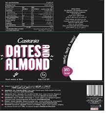 Castania dates & almonds bar 38g - Image 3