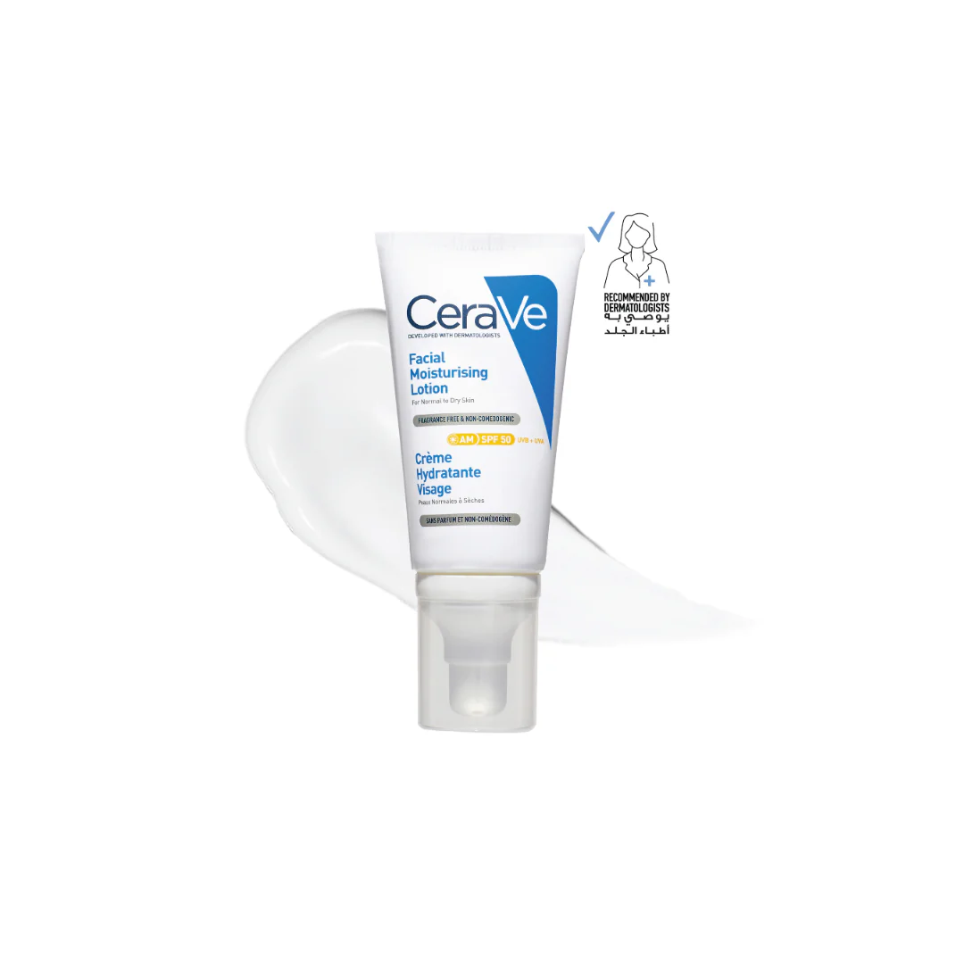 CeraVe AM Facial Moisturizing Lotion SPF50 for Normal to Dry Skin 52ml - Image 3