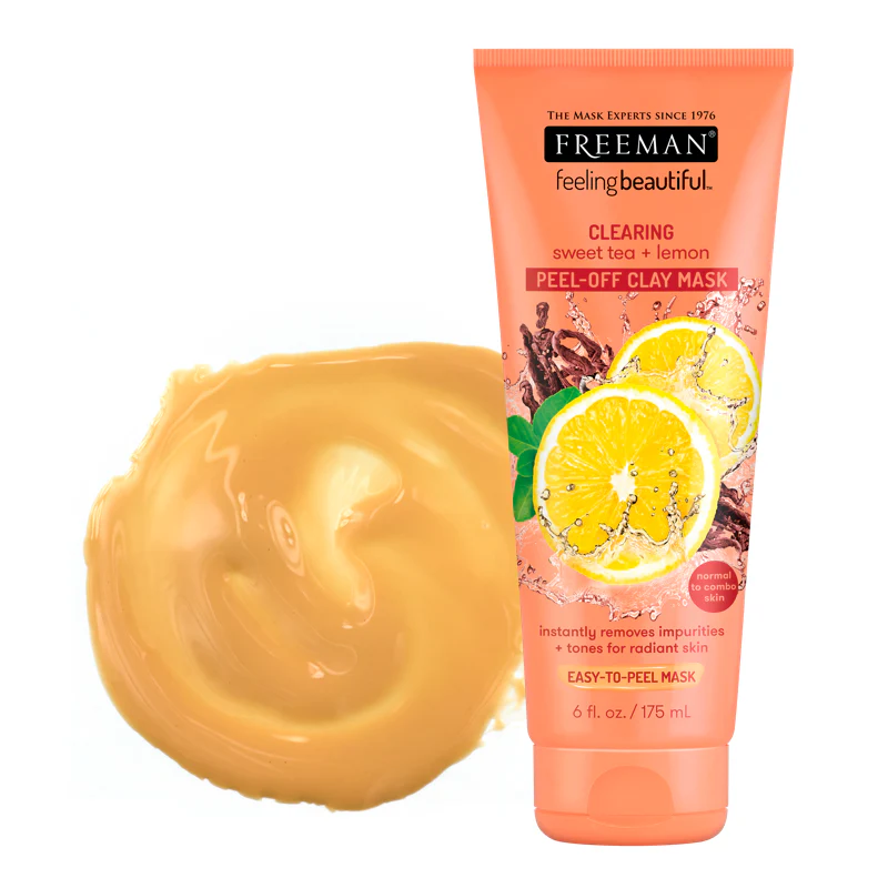 Clearing Sweet Tea & Lemon Peel Off Clay Mask 175ml - Image 2