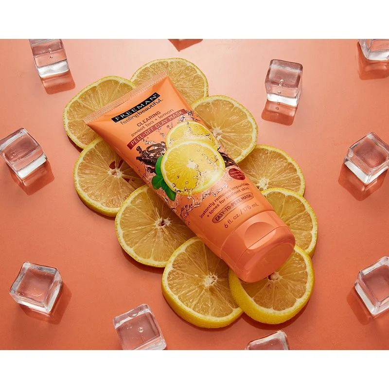 Clearing Sweet Tea & Lemon Peel Off Clay Mask 175ml - Image 3