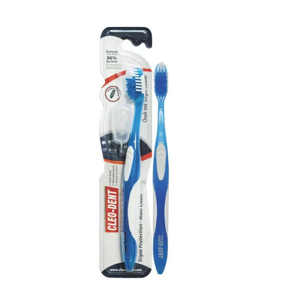 Cleo-Dent Travel Toothbrushes Medium