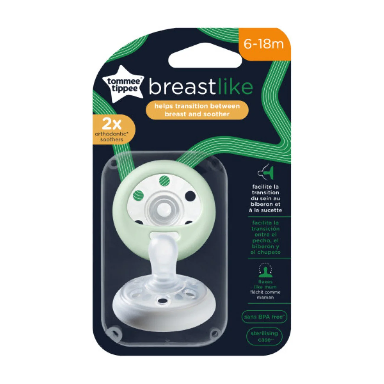Closer to Nature Breast-Like Soother (6-18M) - Pack of 2 - Image 2