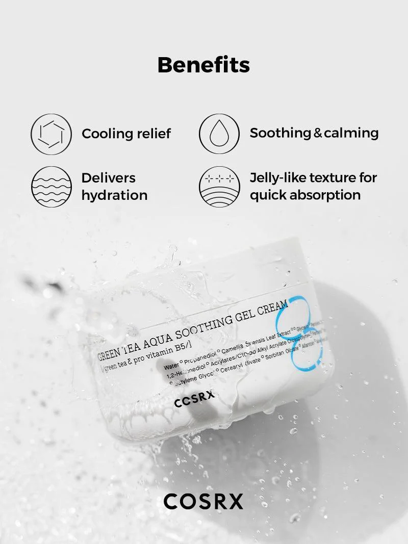 Hydrium Green Tea Aqua Soothing Gel Cream - Image 3