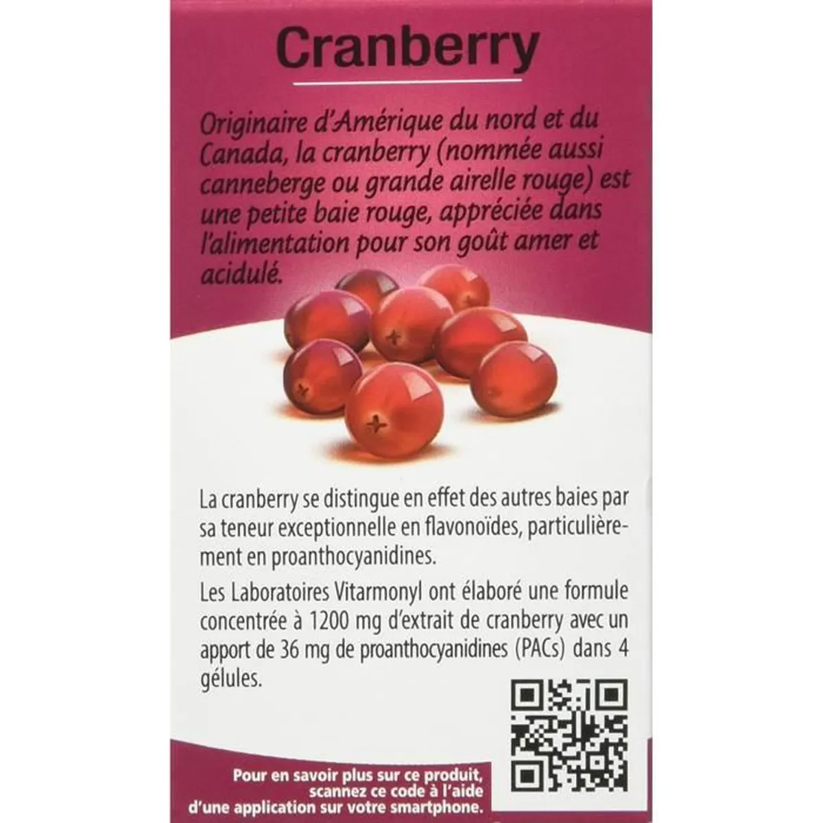 Cranberry 1200mg 40 Cap - Image 4