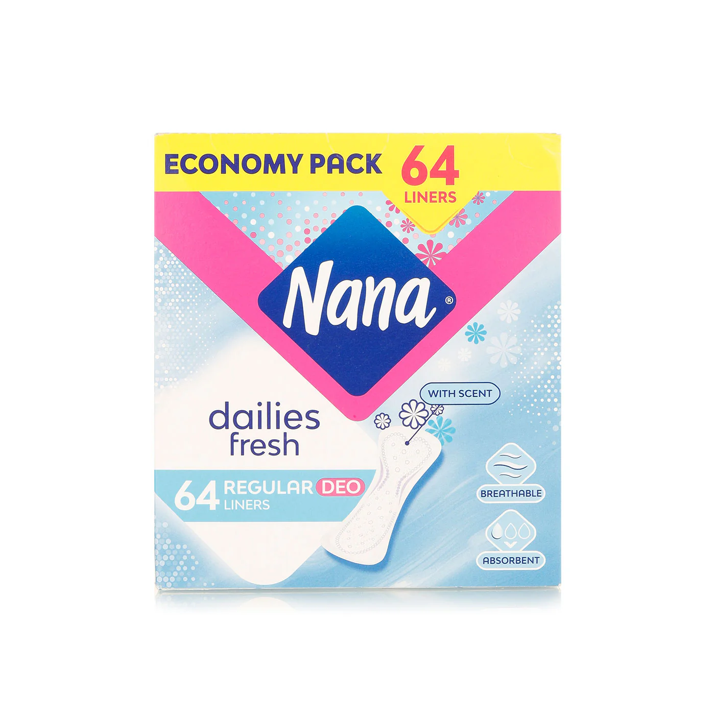 Daily Fresh Regular ‚ 64 Liners Economy Pack - Image 3