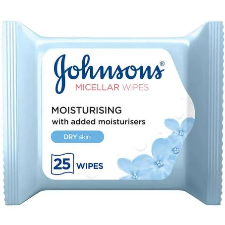 Daily Nourishing Refreshing Facial Wipes for Dryskin White 25