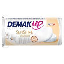Demak up Sensitive Cotton Makeup Oval Disks 48pcs