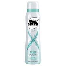 Deodorant antiperspirant spray Right Guard Woman Pure Protection 72H 150 ml