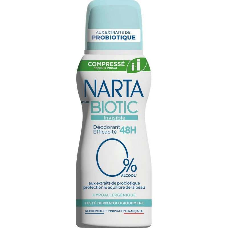 Déodorant Biotic Invisible Hypoallergénique