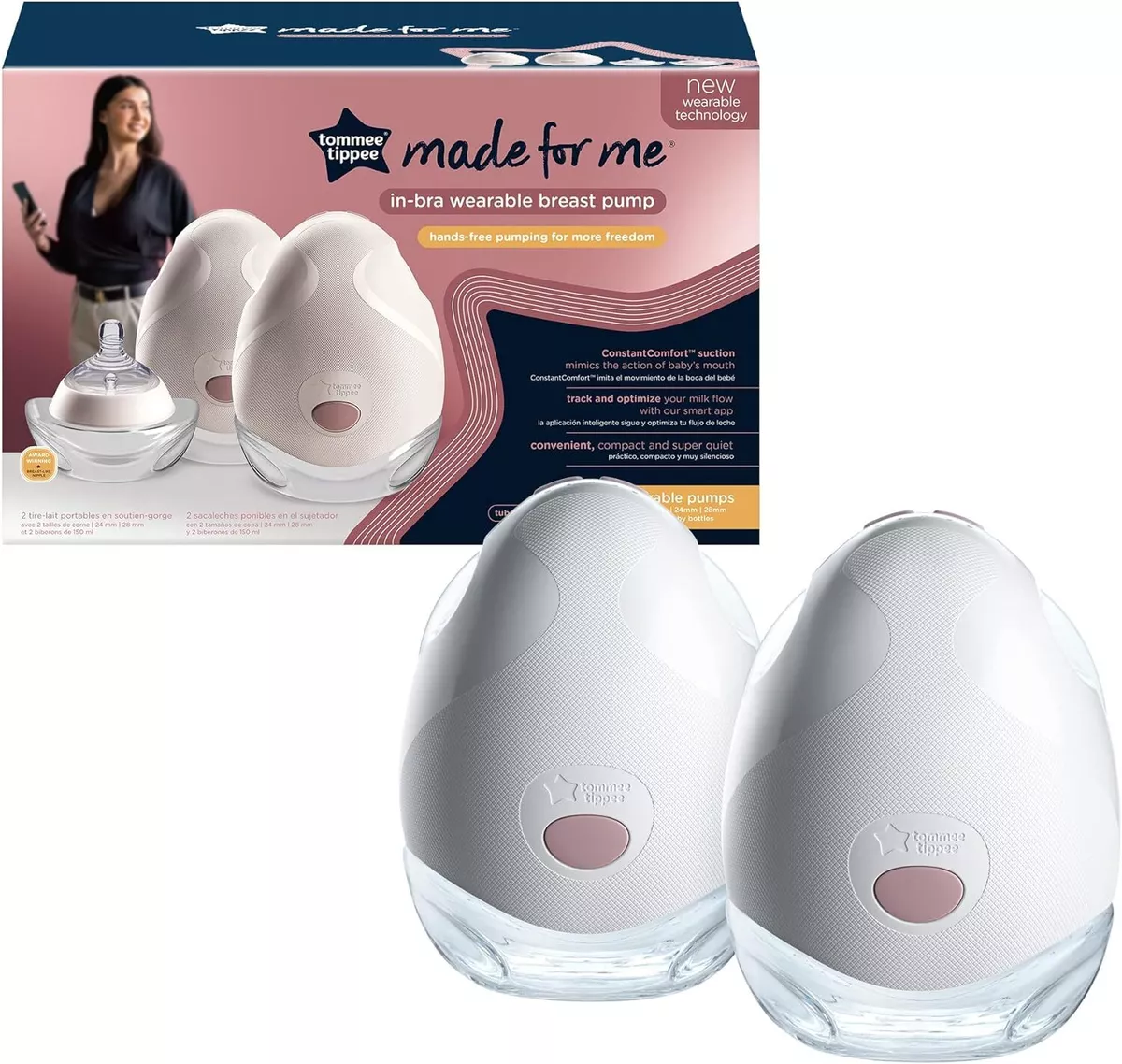 Double Wearable Breast Pump