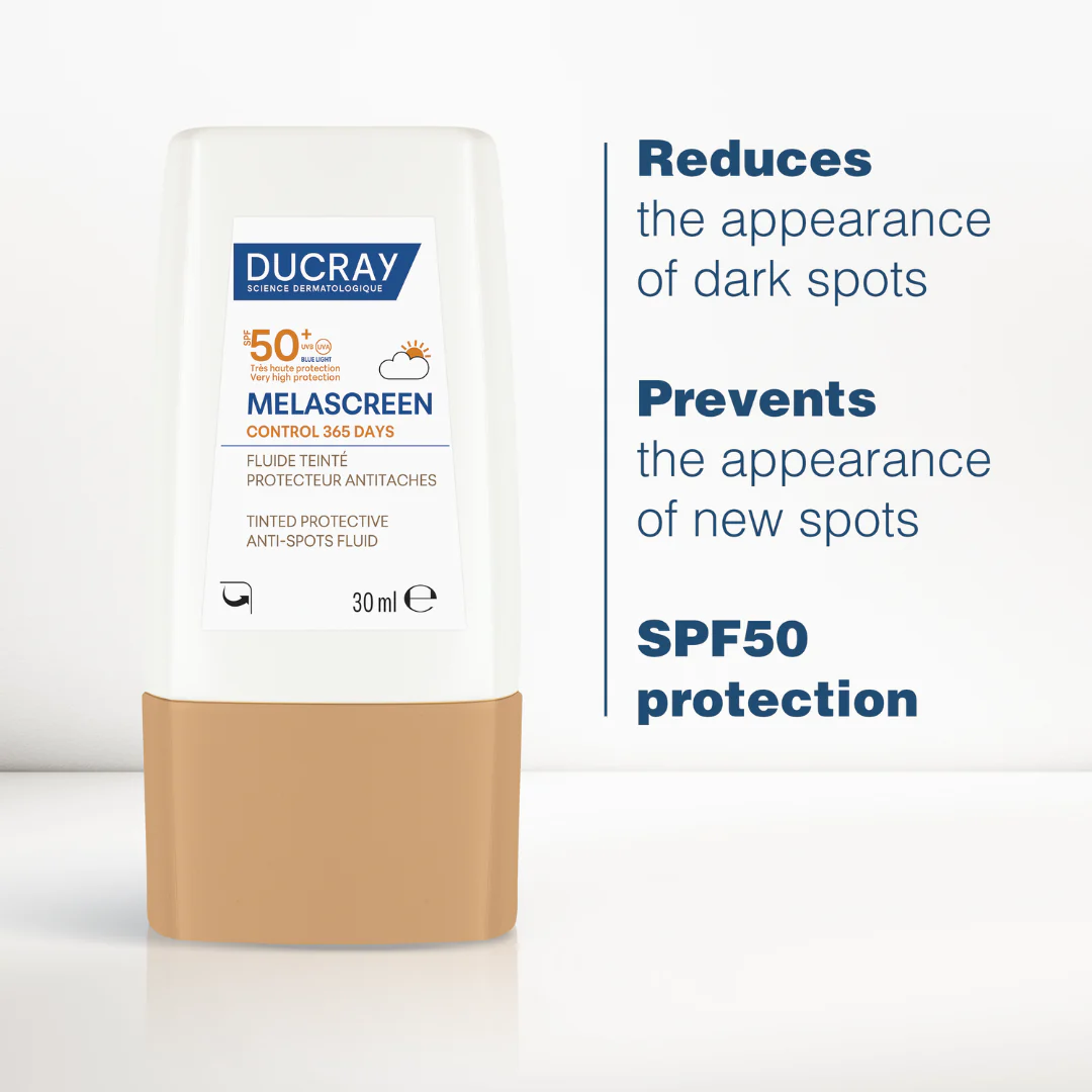 Ducray Melascreen Tinted Anti Spots Fluid Sunscreen SPF50+ 30ml I Reduces dark spots - Prevents dark spots - Prevents photoaging - Image 2