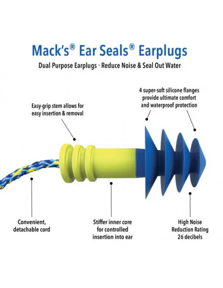 Ear Seals Earplugs, 2 Pieces - Image 3