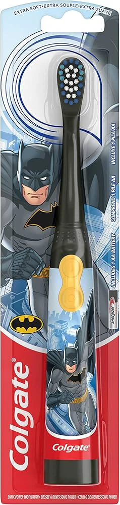 Electric Toothbrush Battery Powered Batman Teeth Cleaner Brush