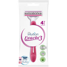 Exacta 3 Disposable Razor 4 Pieces