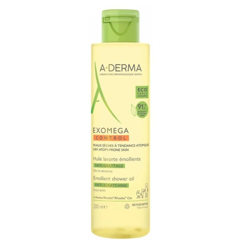 Exomega control l emollient shower oil