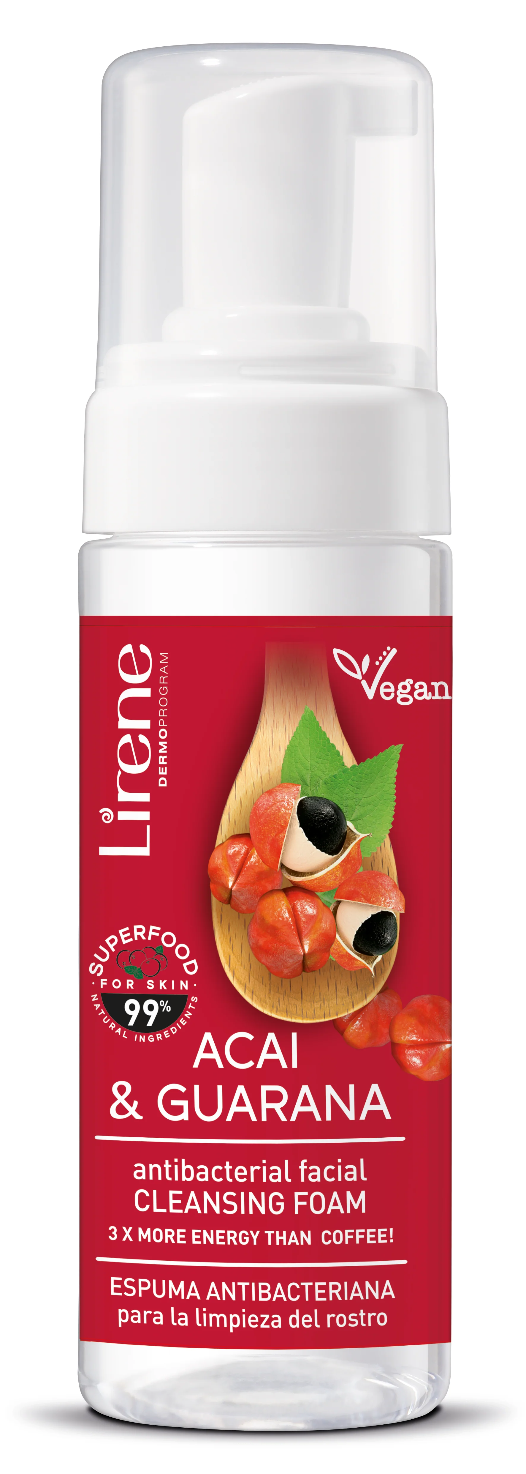 Face Wash Foam Acai & Guarana