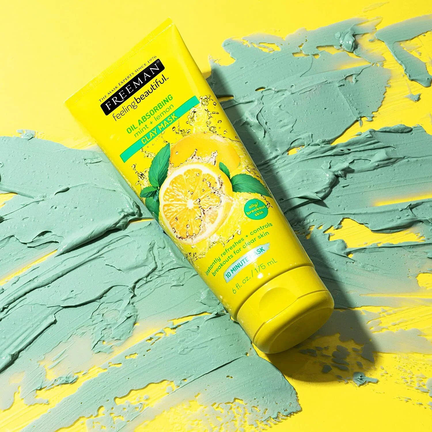 Facial Mask Mint Lemon Clay 175ml - Image 3