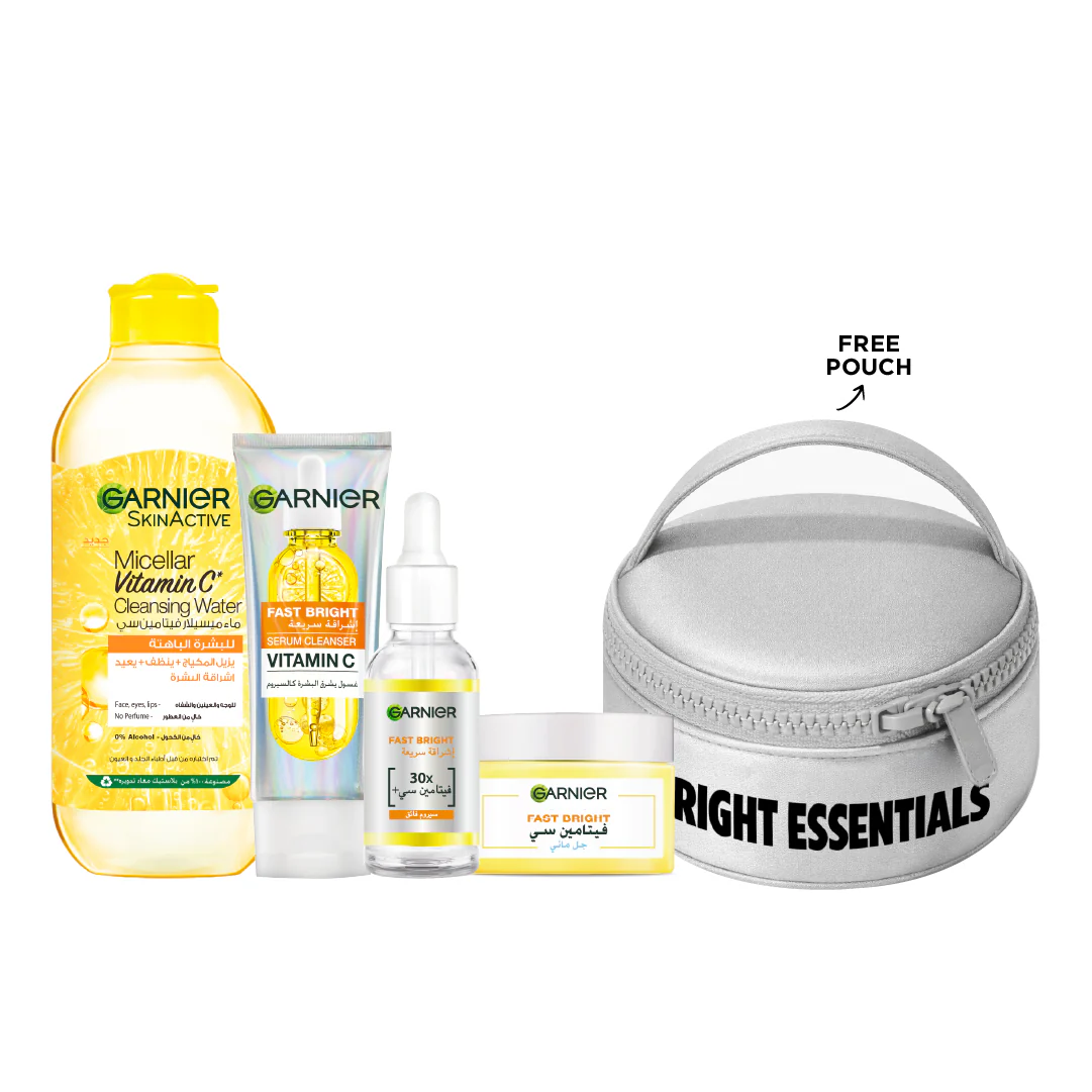 Fast Bright Micellar + Serum Cleanser + Day Serum + Water Gel