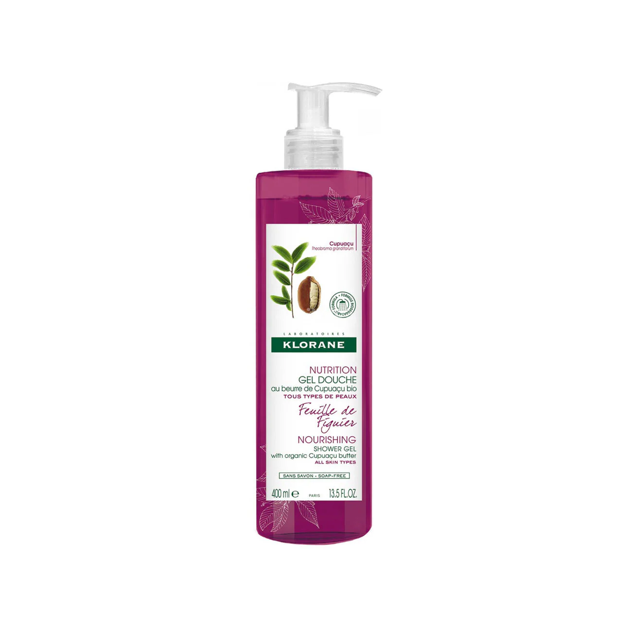 Feuille de Figuier Nourishing Shower Gel with Organic Cupuaçu Butter